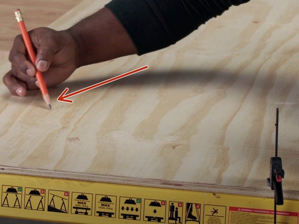 Before starting your cut, make sure to sketch out the path you intend to cut