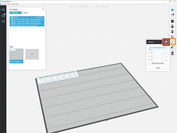 Edit Orientation through &quot;Orient&quot;