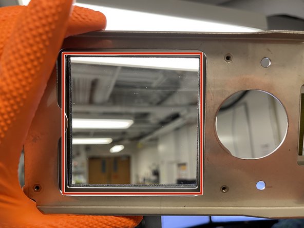 Use a PEC Pad and one pump of Alconox (Labled “1”). Begin wiping the larger area glass in a criss-cross pattern. i.e. completely vertical then completely horizontal.