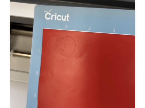 Peel off the material from the cutting mat and put the plastic cover back on it.