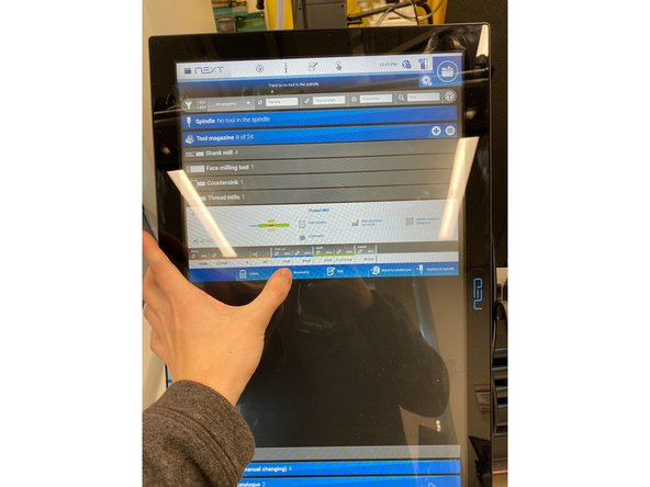 Now, finally, you can see the tool in your magazine and you can tell the software to measure the tool length in the screen as shown and you will be all set!