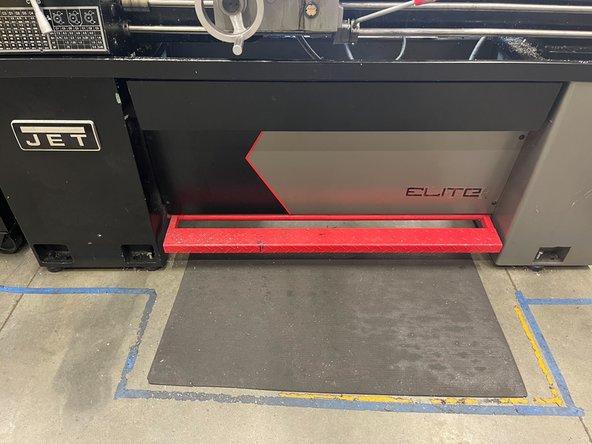 The machine and floor should be clean now!