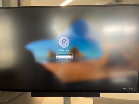 You may now login once again with your UMD credentials, this time actually logging you into the computer