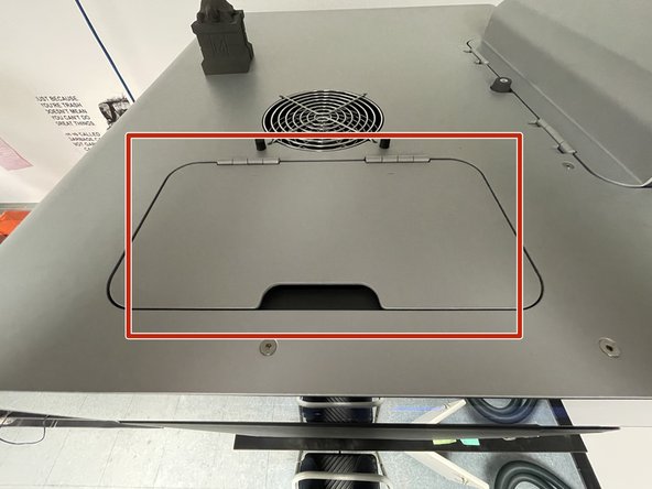 Grab a foam swab and ethanol from the cabinet below the Fuse.