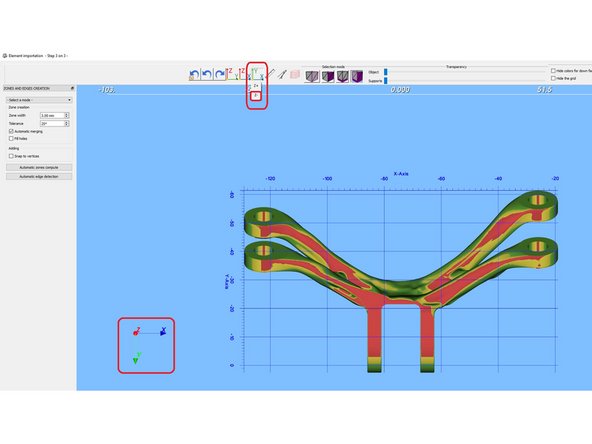 Supporting the part is the most complicated part of slicing for the ProX and must be done carefully to ensure the part comes out well.