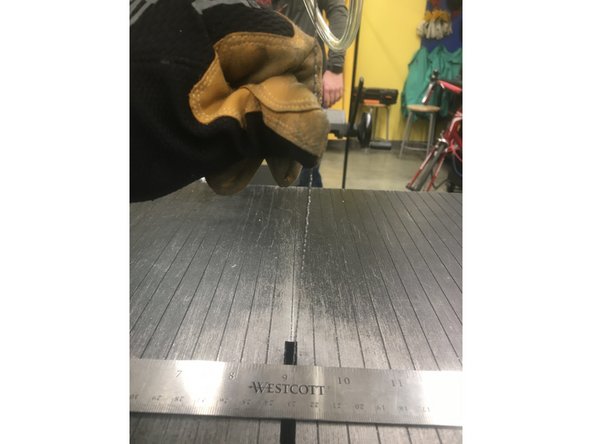 Make sure that the blade deflection is about 1/4&quot; side to side.