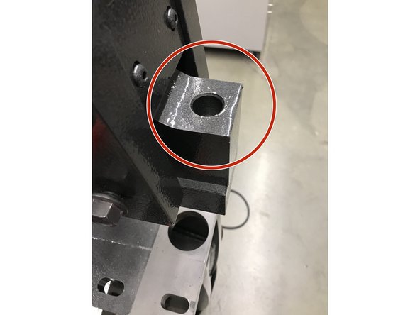 Tighten these bolts with the breaker bar