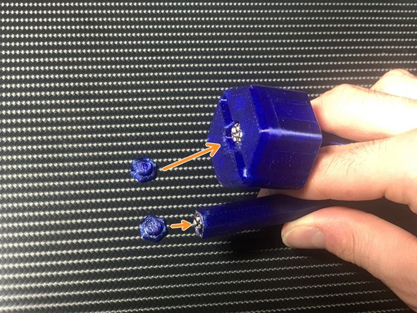 If desired, glue the endcaps over the exposed ends, and allow the glue to dry. These aren't necessary, but they look neat.