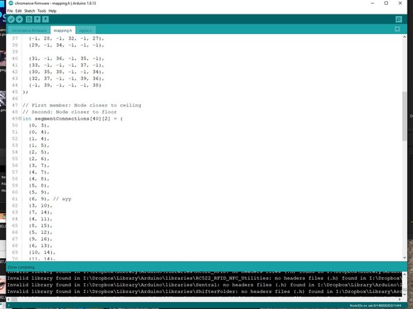 If one or more strips fails to light up, check for shorts, breaks, and boo-boos. Pads can get ripped off very easily - in that case, remove and replace that strip.
