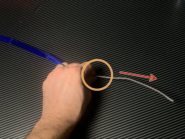 Pull the cord nice and tight.