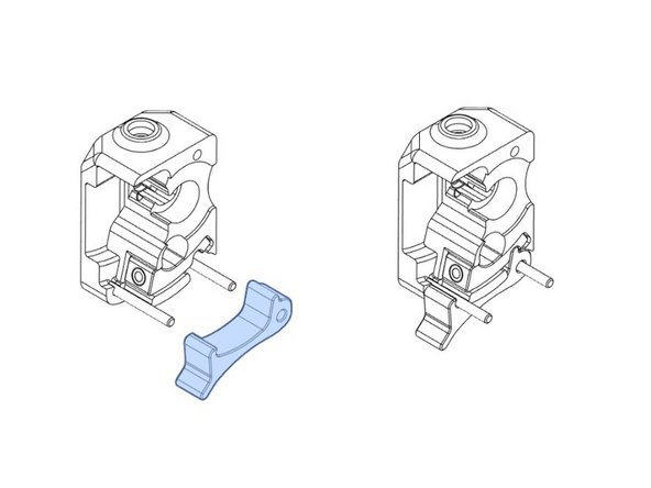 Next slide on the latch.