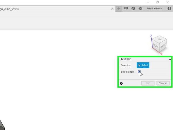 Check the box for Select Chain in the popup and select any visible vertex of your model. You should see it highlight the entire plane now.
