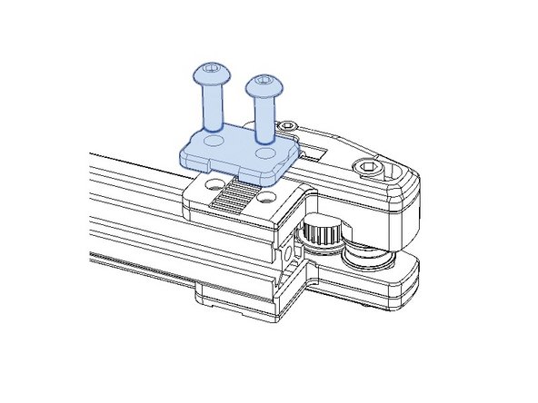 Mount the idlers on the Y axis extrusions.