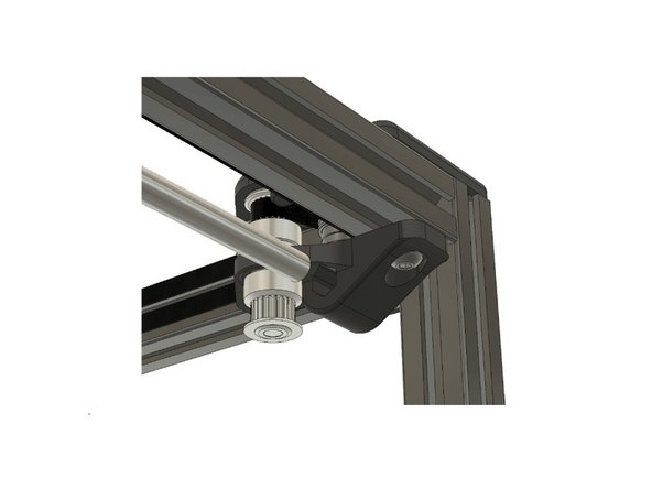 Ensure smooth movement on both axis before tightening down to the frame.