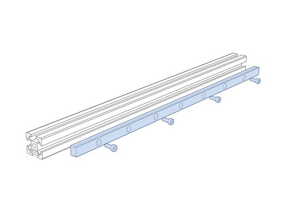 Pre-install all 3mm tnuts in the rail. Pay close attention to the orientation of the idlers in the manual.