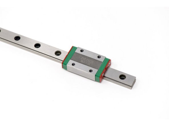 Check your linear rails and verify that the rails are straight and that no shipping damage or manufacturing defects are present. These can sometimes come bent, so it's a good idea to check them.