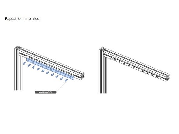 Attach the rails like you did before.
