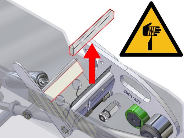 WARNING! SHARP BLADE!