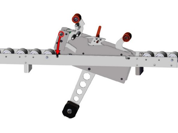 Pivot the remaining two pins into the Mounting Slots.