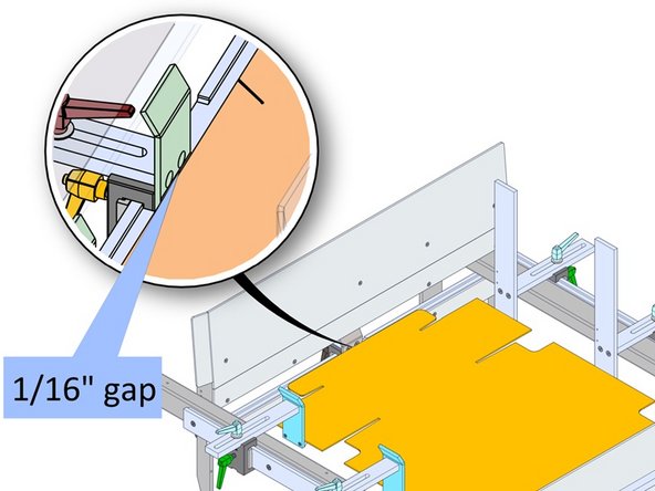 If tray blanks are falling through the hopper or getting jammed in the hopper, the hopper guides need adjustment.