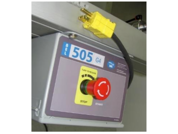 The BEL 505 G4 is equipped with single-phase 115 VAC / 60 HZ electrics  manufactured to NEMA 12 specifications.