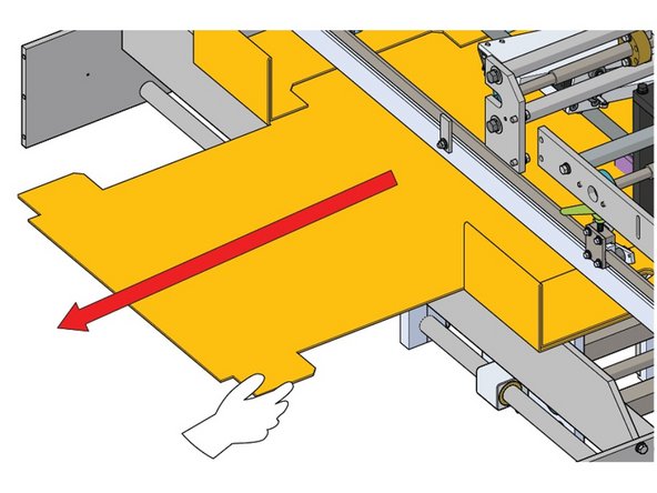 Access the area where the jam occurred.