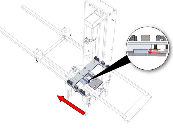 If required, disconnect any air lines from the mandrel.