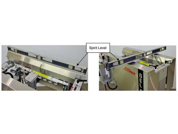 The base of the frame should be made level to ensure personnel safety, provide optimum performance, and  avoid frame stress