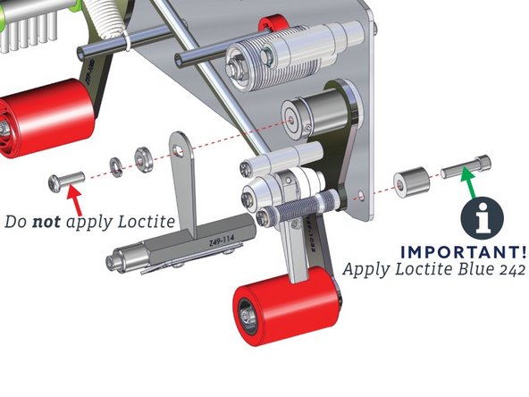 Reverse steps to reassemble the tape head.