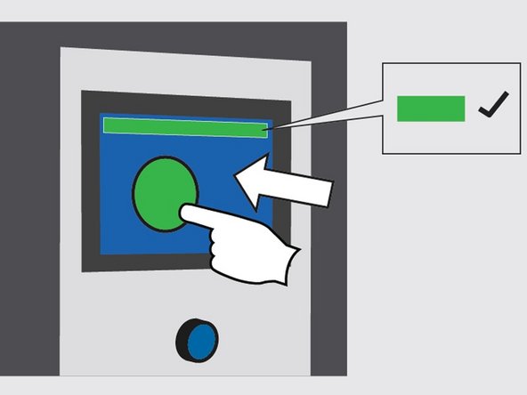 On the Main Control screen, touch Start. The case former will continue to run until stopped or it encounters an error.