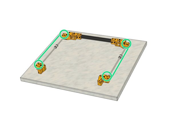 Now you can unscrew and remove all the belt locks.