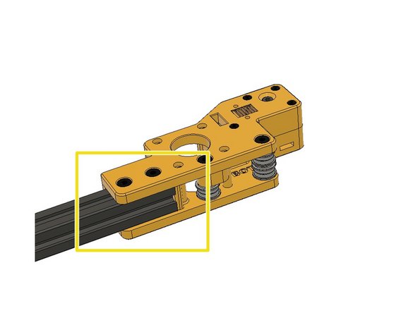 Do the same with the B carriage part.