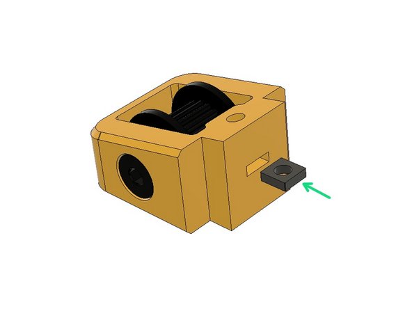 Ensure the screw end is flush with the side of the pulley holder. Do not tighten more.