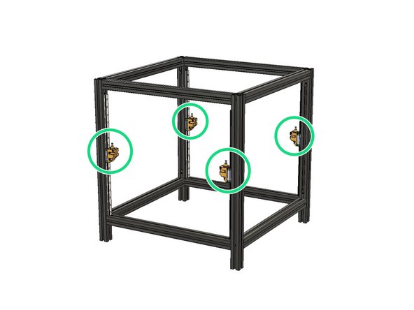 Mount the other carriages.