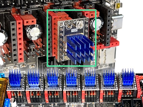 Set the jumpers as seen in the picture for all 8 stepper motor terminals.