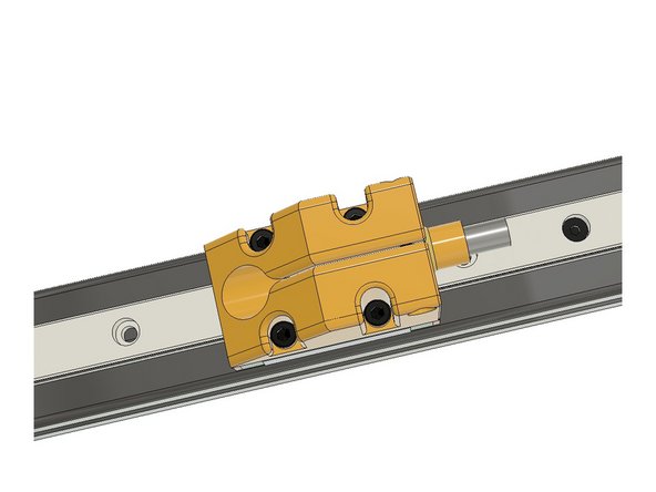 Mount the other carriages.