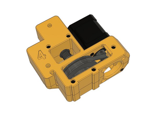 Now you successfully assembled Z1 motor. Please follow the same steps with 2, 3 and 4th motors. The same designs, just mirrored.