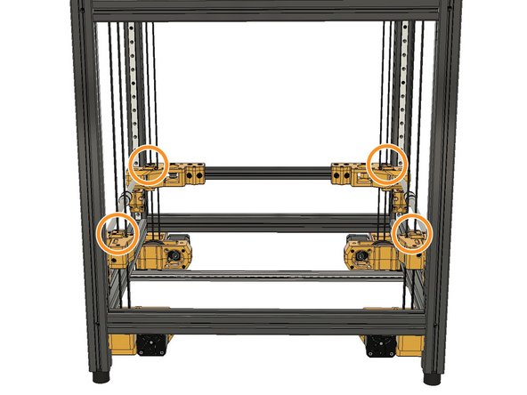 Tune all four Z belts to 80Hz with a