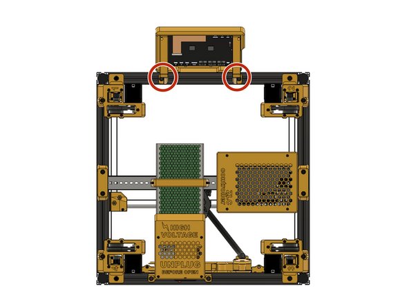 Mount the LCD Controller to the front extrusion.