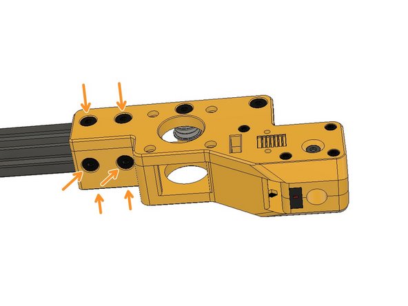 Tighten the M5 x 10mm screws. Ensure the screws are flush with the plastic surface before tightening. Drop-in T-Nuts are very useful when you know how to use them properly.