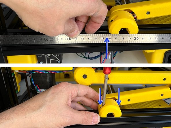 Affix the Z Cable Lift Bottom attachment.