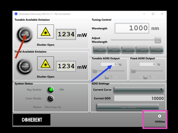 Select Utilities. Select Configuration