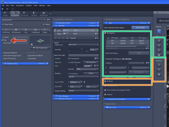 Activate &quot;Positions&quot;.
