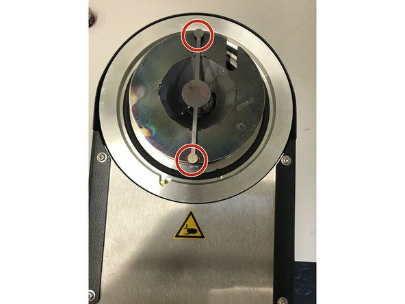 Samples that may melt during evaporation can be protected with the Additional Shutter.  Simply mount the shutter along the case. Two magnets hold it in position.