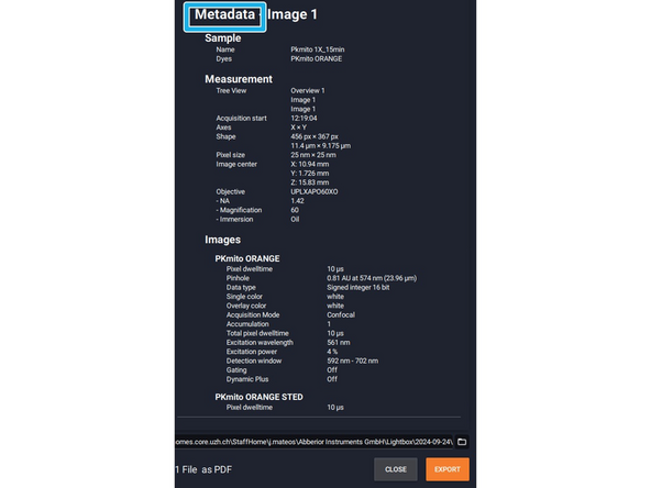 Click on the three points icon on the right side of each image.