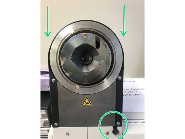 It is important that the carbon filament is inserted through the eyelet and clamped to one or both metal pins.