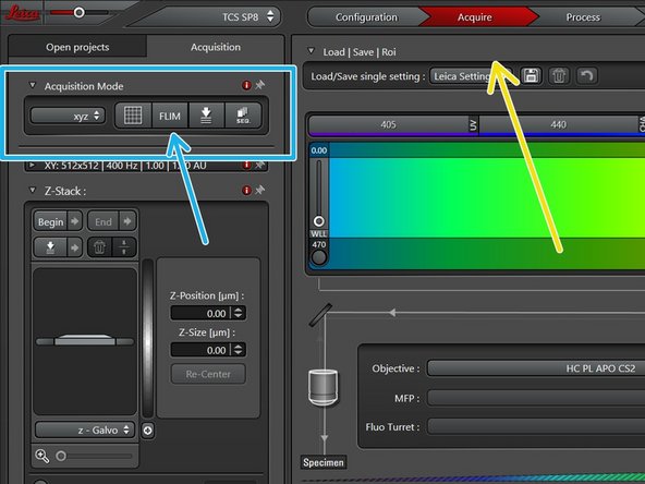 Go to &quot;Acquire&quot;.