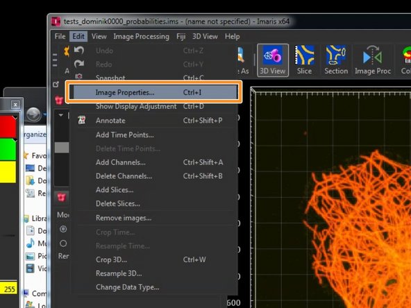 Upon processing image data by such a pipeline, metadata such as the voxel size might be lost.