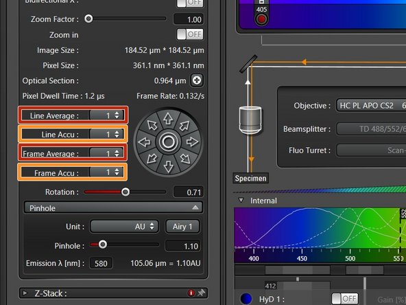 If you are limited by the laser power but still need to increase the signal (or reduce noise) use: