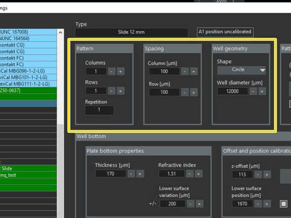 Choose an existing template from the list that you would like to adapt, e.g. &quot;Slide 12 mm&quot;.